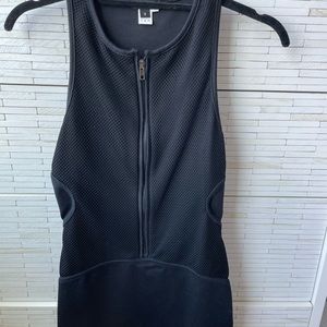 Nikibiki Fishnet Contrast Dress S / Black